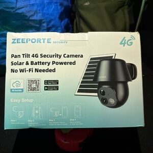 Solar Security Camera Wireless Outdoor, 2K Pan/Tilt 360° View Sl